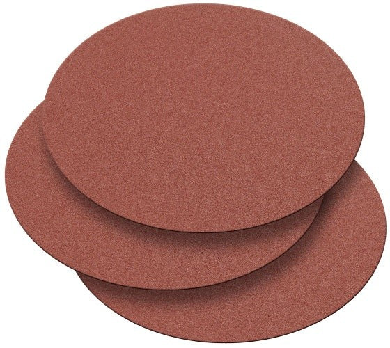 Record Power 300mm / 12" Abrasive Sanding Discs 60g 3pk Self Adhesive for DS300 Disc Sander