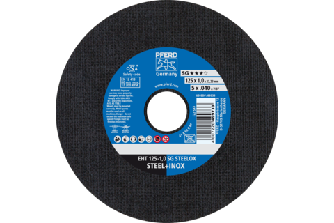 Pferd 4007220499733 Cut-off Wheel Steelox EHT 125-1mm