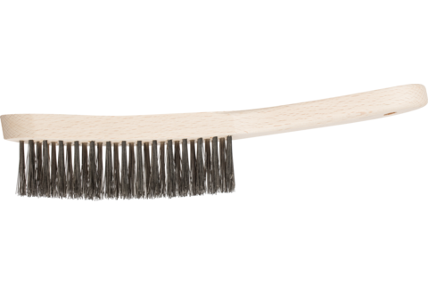 Pferd 4007220572498 Scratch brush for fillet welds HBK 3 rows stainless steel wire dia. 0.35 mm